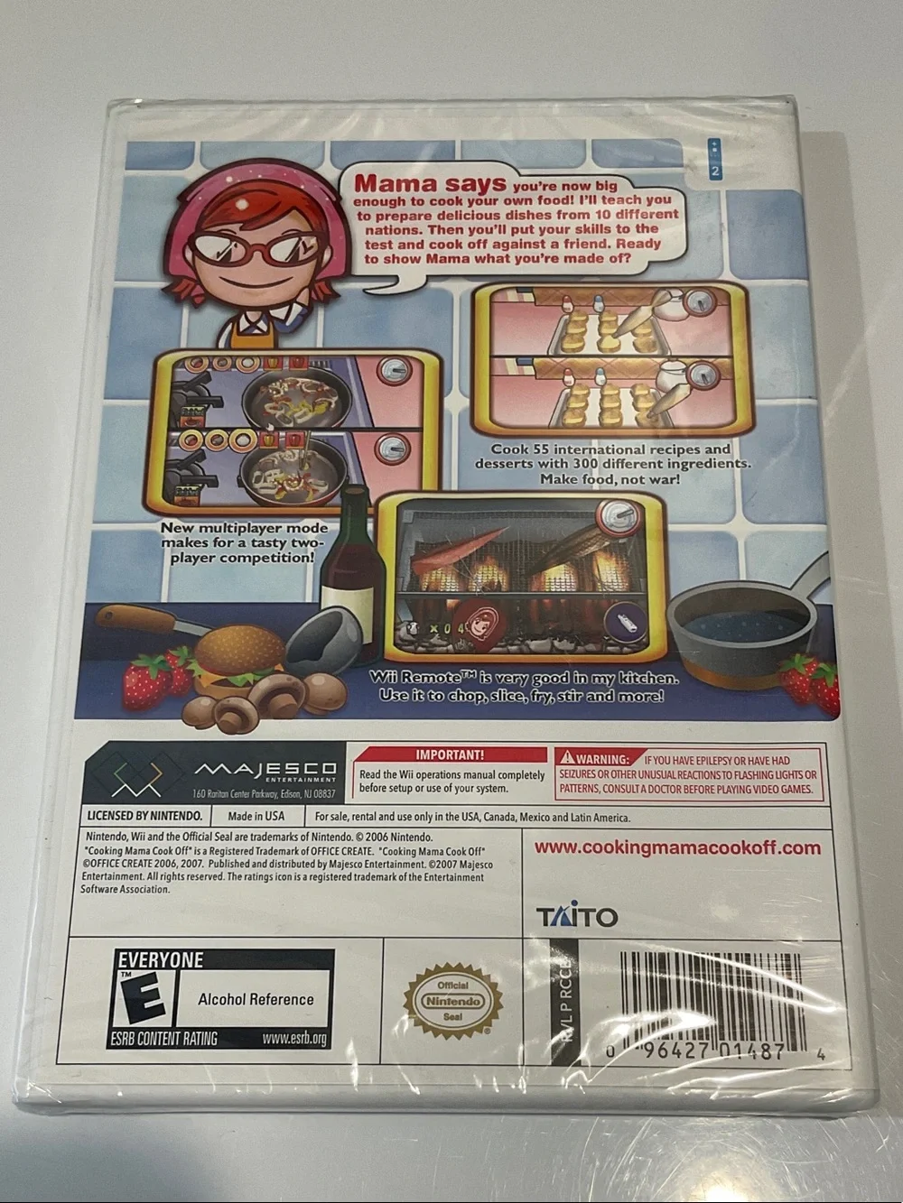 Nintendo Cooking Mama Cook Off Wii Video Game